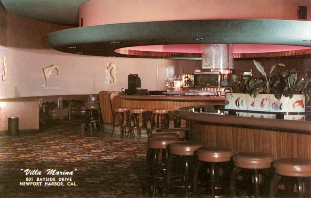 Premium restaurant cozy interior bar